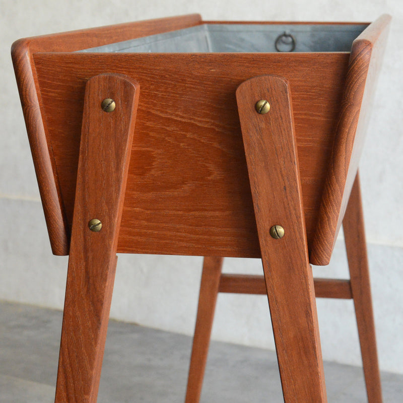 デンマーク ヴィンテージ  チーク プランター 5-73