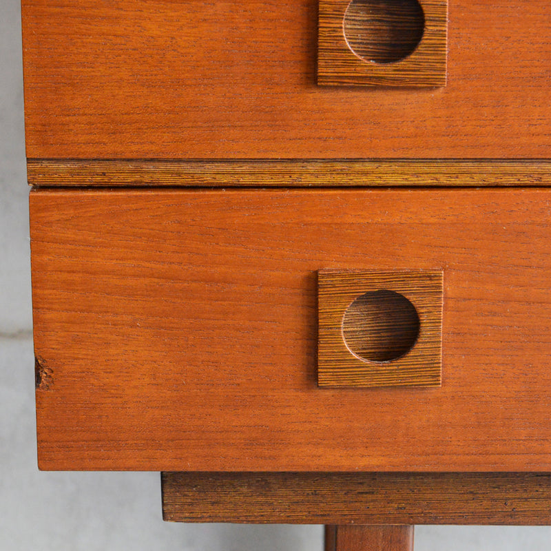 60S イギリス ヴィンテージ ショートサイドボード 54(天板剝離再塗装済）