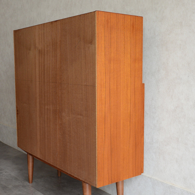 デンマーク ヴィンテージ 2段シェルフ 5-37（木扉付）