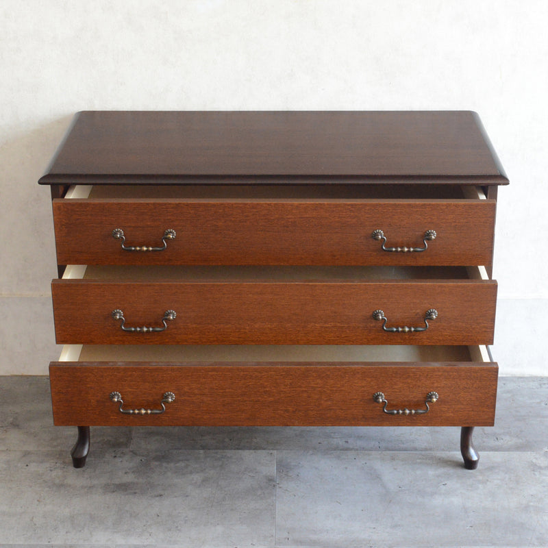 クラシック 3段チェスト 10(天板剝離再塗装済）