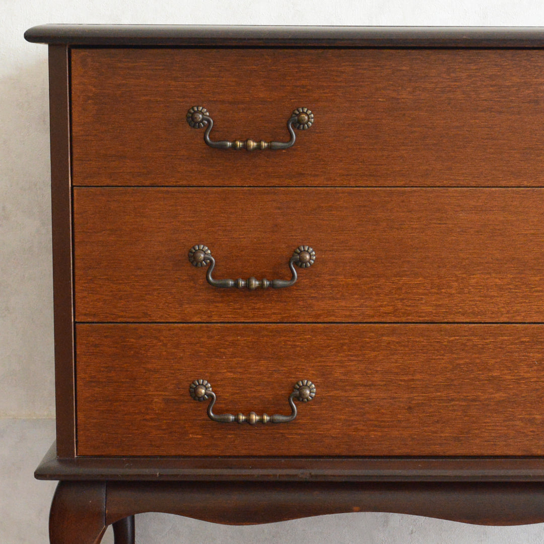 クラシック 3段チェスト 10(天板剝離再塗装済）