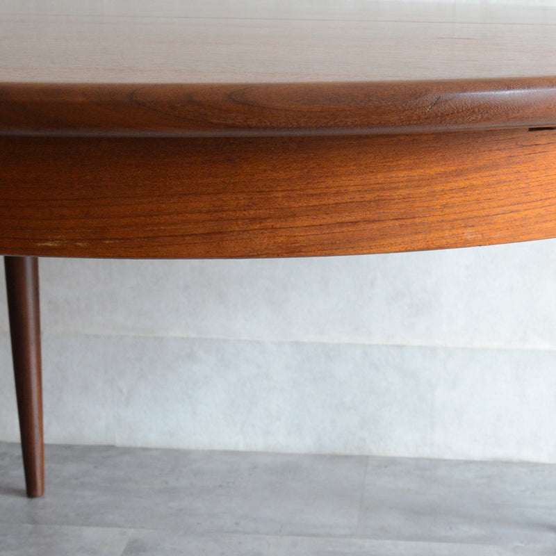 G-PLAN ジープラン  エクステンション ラウンドテーブル 100 (天板剥離再塗装）