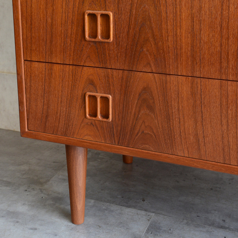 M様ご見学予約品 デンマーク ヴィンテージ  チークチェスト 4段　3-39