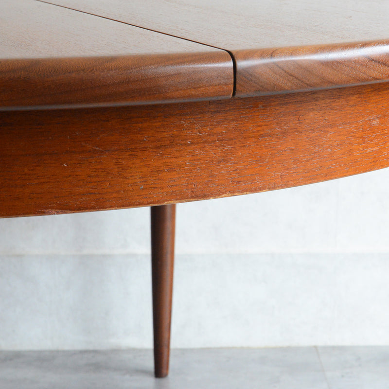 G-PLAN ジープラン  エクステンション ラウンドテーブル 100 (天板剥離再塗装）