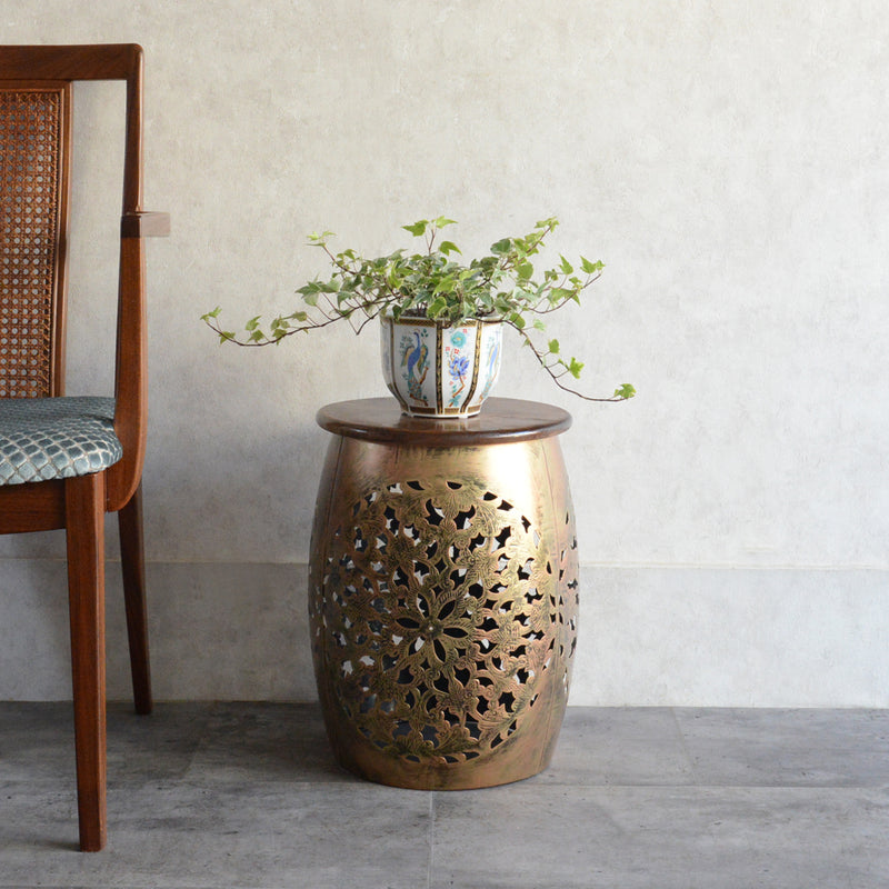 マンゴーウッド　サイドテ-ブルS/フラワースタンド(花台)/スツール