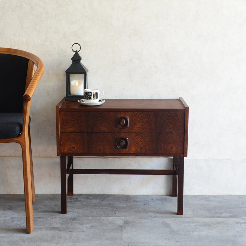 デンマーク  ローズウッド 2段チェスト 5-20