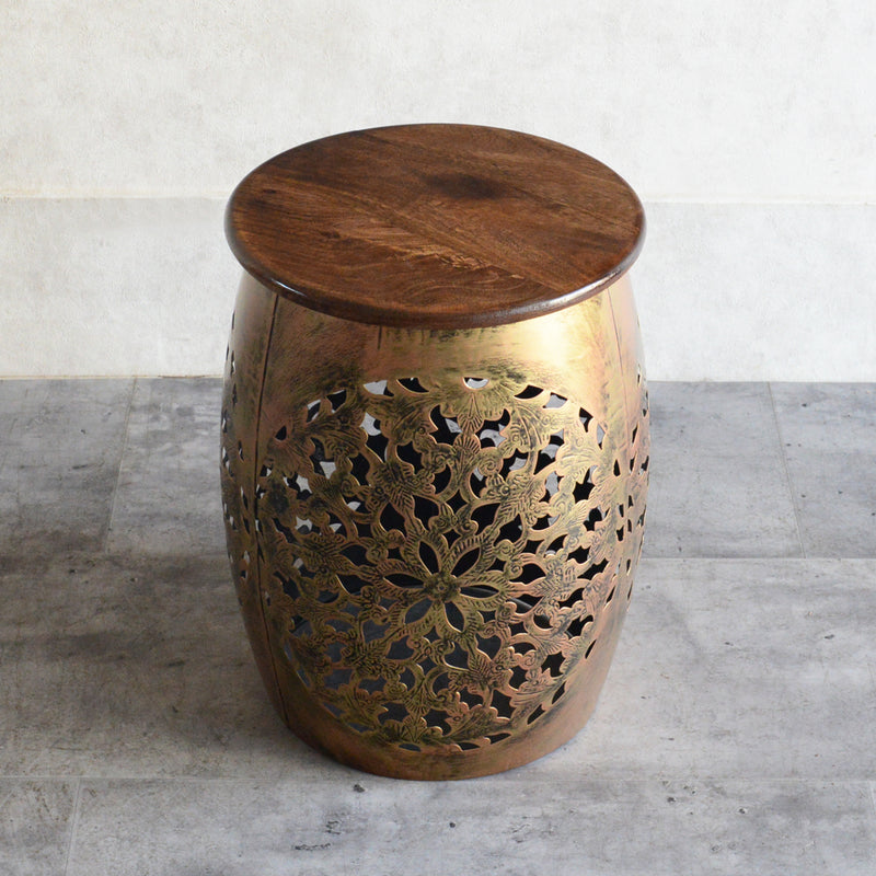 マンゴーウッド　サイドテ-ブルS/フラワースタンド(花台)/スツール