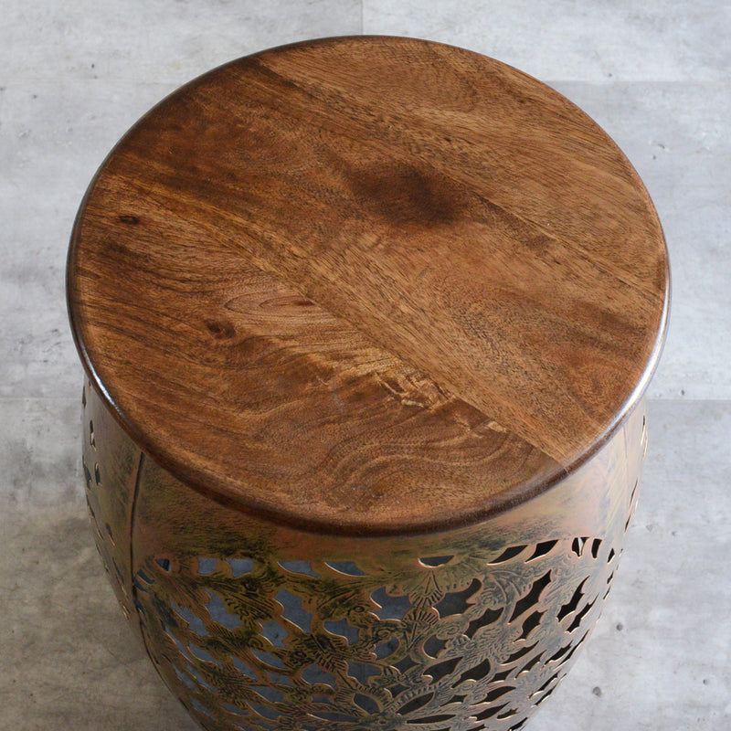 マンゴーウッド　サイドテ-ブルS/フラワースタンド(花台)/スツール