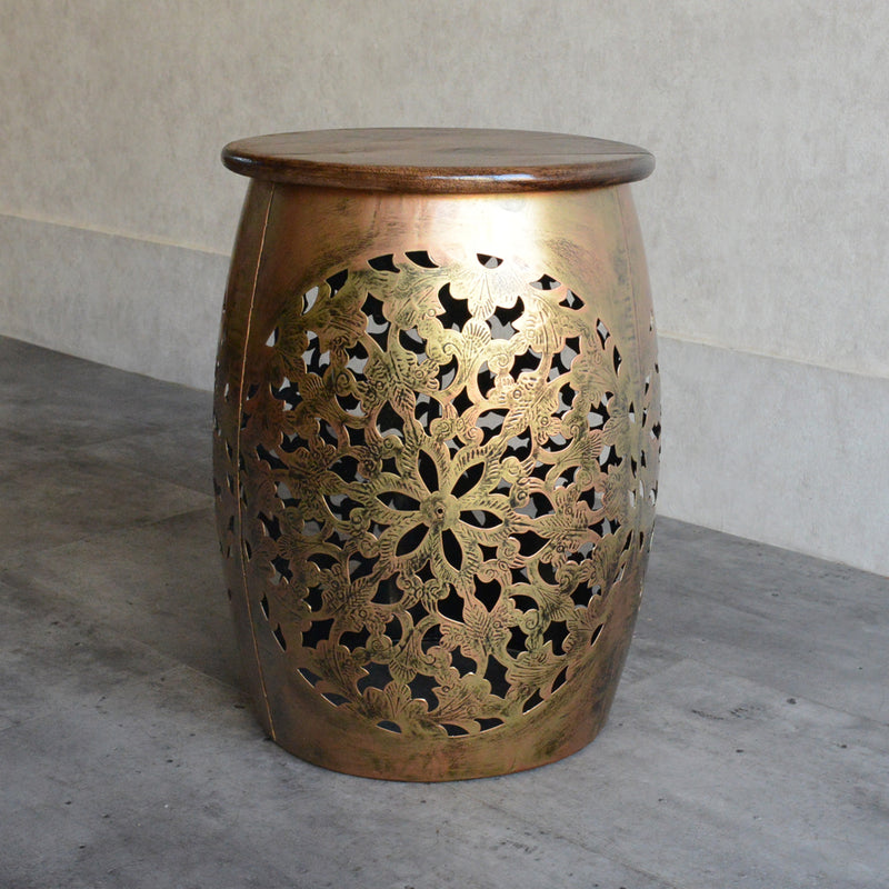 マンゴーウッド　サイドテ-ブルS/フラワースタンド(花台)/スツール