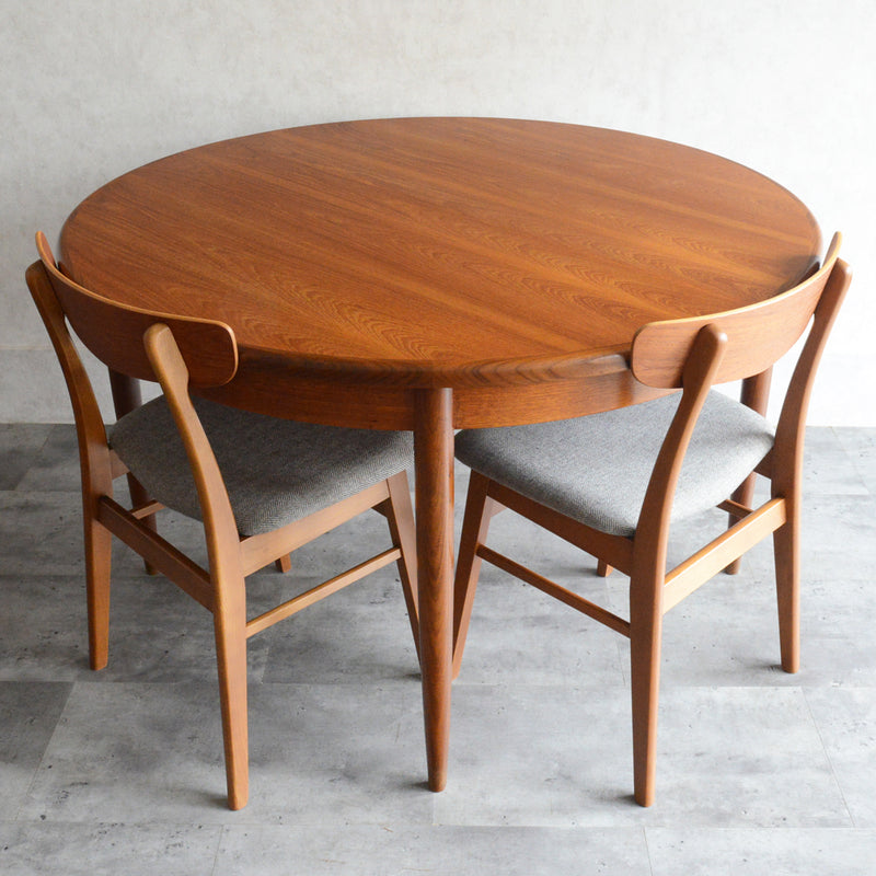 G-PLAN ジープラン  エクステンション ラウンドテーブル 101 (天板剥離再塗装）