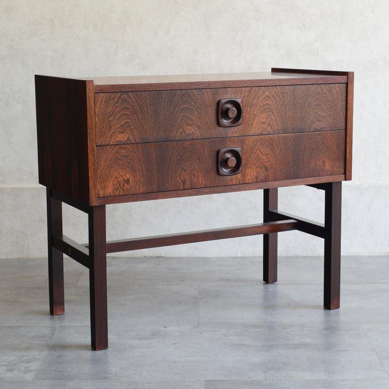 デンマーク  ローズウッド 2段チェスト 5-20