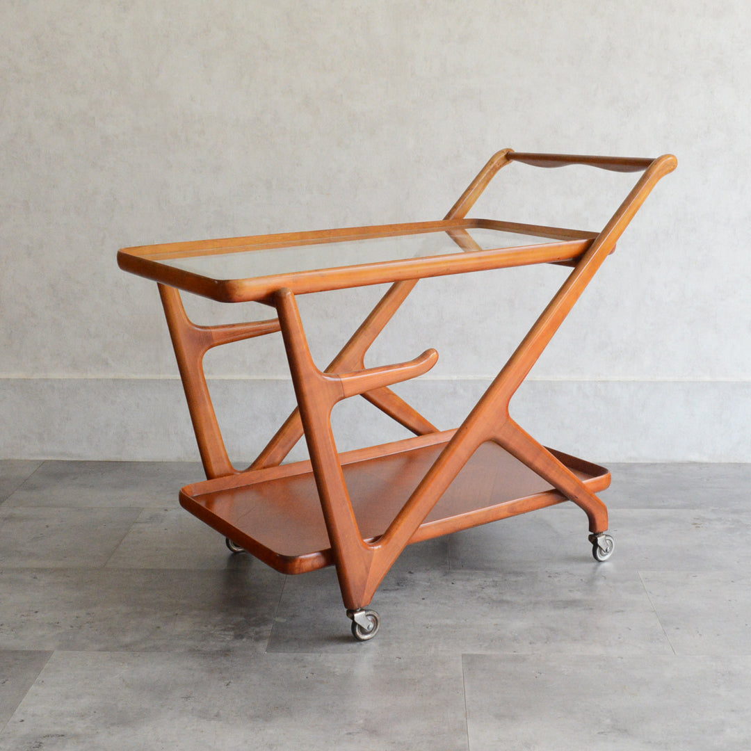 Cassinaカッシーナ  マホガニートローリー(ワゴン）60