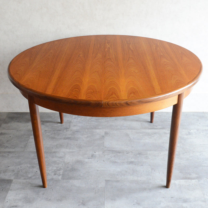 G-PLAN ジープラン  エクステンション ラウンドテーブル 101 (天板剥離再塗装）