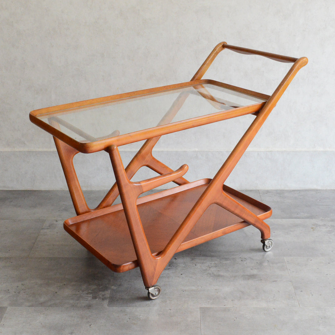 Cassinaカッシーナ  マホガニートローリー(ワゴン）60