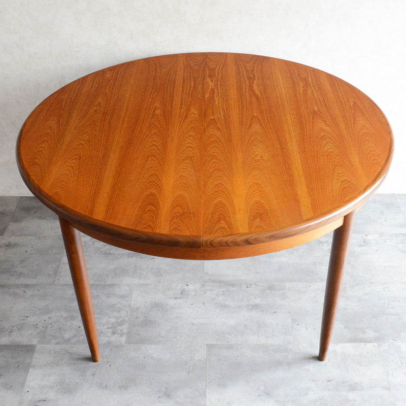 G-PLAN ジープラン  エクステンション ラウンドテーブル 101 (天板剥離再塗装）