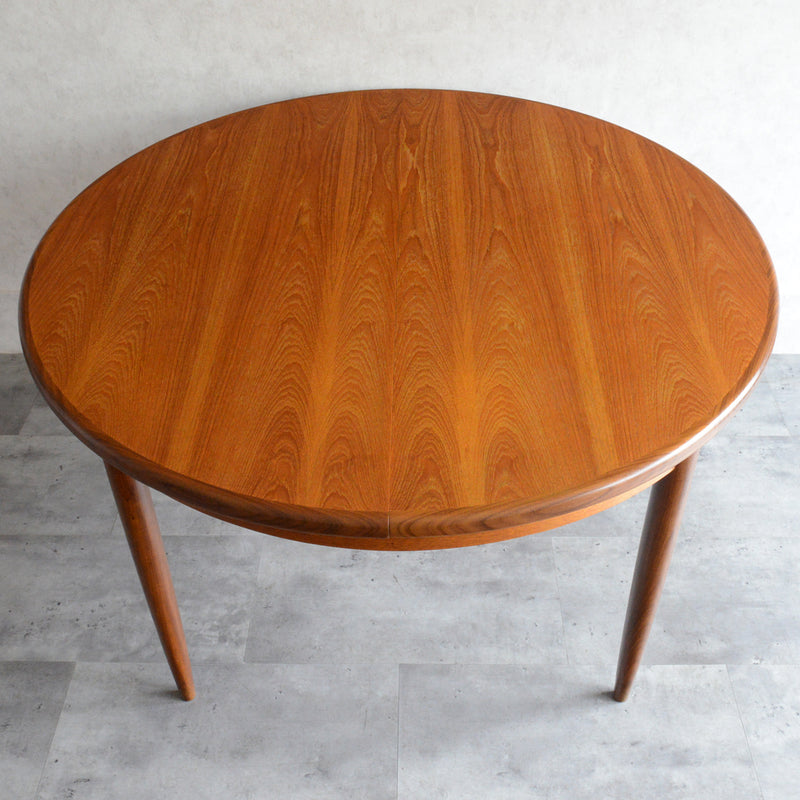 G-PLAN ジープラン  エクステンション ラウンドテーブル 101 (天板剥離再塗装）