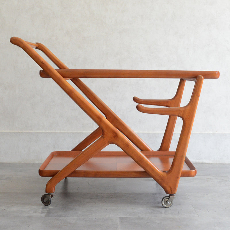 Cassinaカッシーナ  マホガニートローリー(ワゴン）60