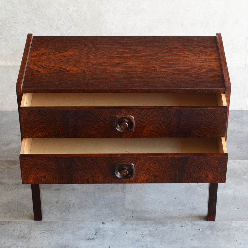 デンマーク  ローズウッド 2段チェスト 5-20