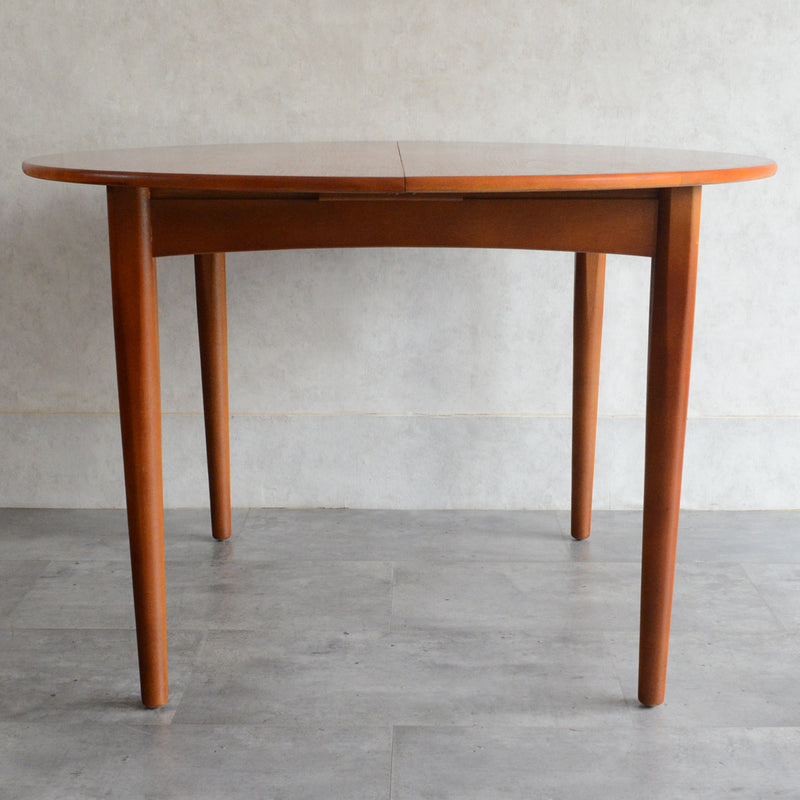 Jentique コンパクト エクステンション ラウンドテーブル 03(天板剥離再塗装済)