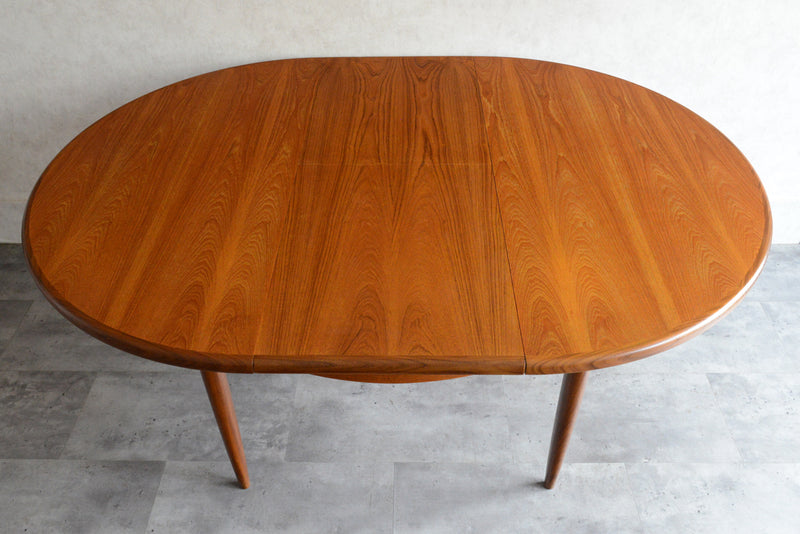 G-PLAN ジープラン  エクステンション ラウンドテーブル 101 (天板剥離再塗装）