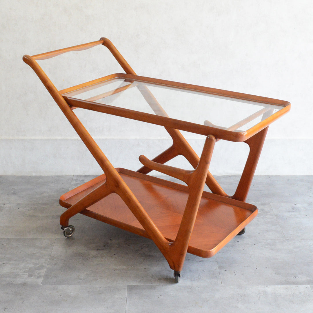 Cassinaカッシーナ  マホガニートローリー(ワゴン）60