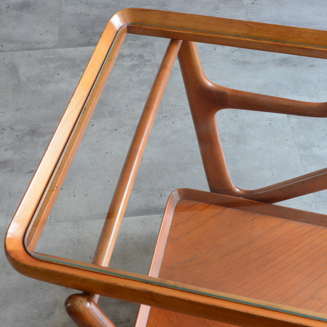 Cassinaカッシーナ  マホガニートローリー(ワゴン）60