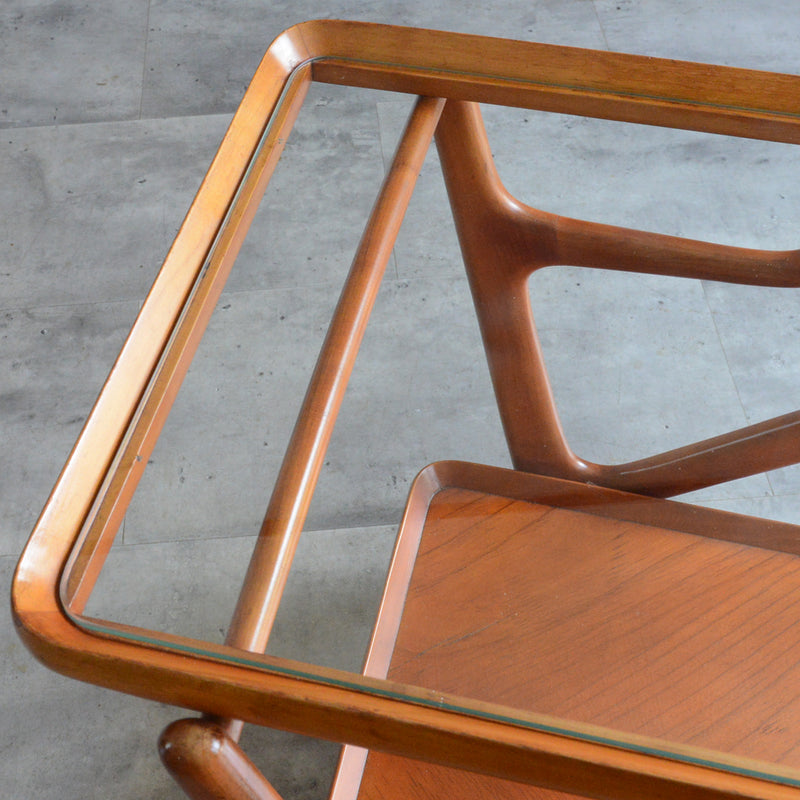 Cassinaカッシーナ  マホガニートローリー(ワゴン）60