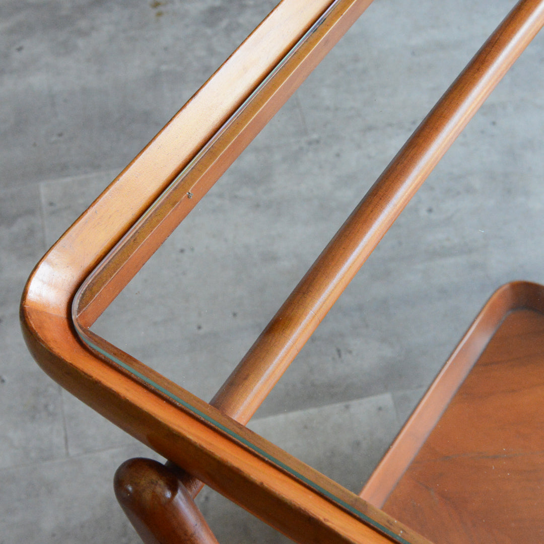 Cassinaカッシーナ  マホガニートローリー(ワゴン）60