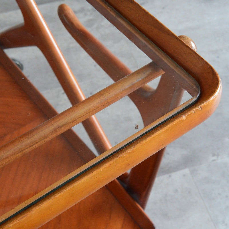 Cassinaカッシーナ  マホガニートローリー(ワゴン）60