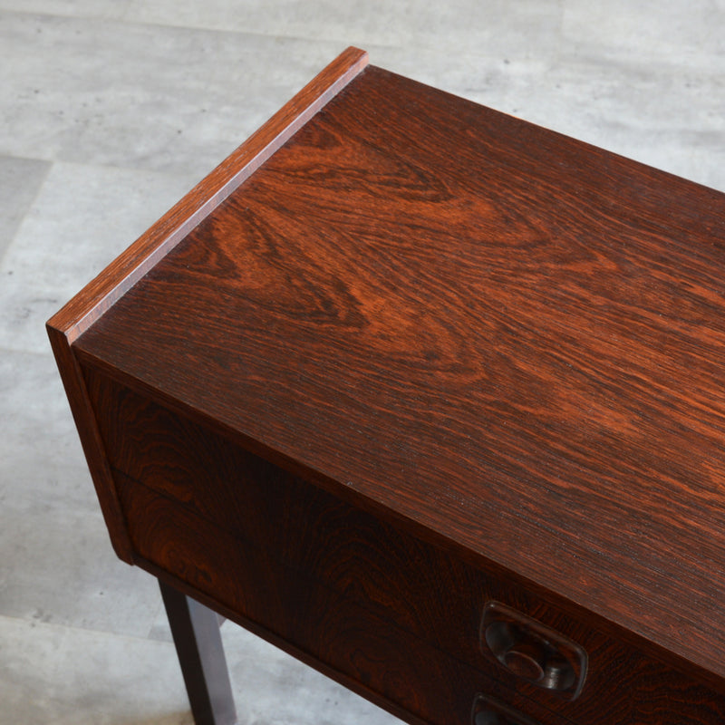 デンマーク  ローズウッド 2段チェスト 5-20