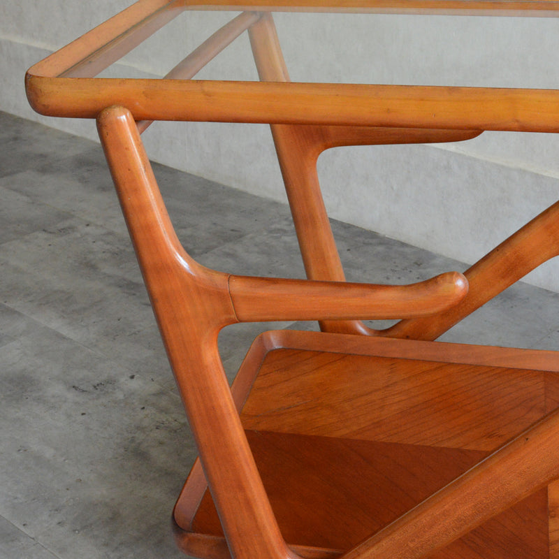 Cassinaカッシーナ  マホガニートローリー(ワゴン）60