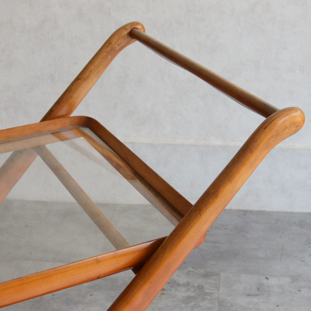 Cassinaカッシーナ  マホガニートローリー(ワゴン）60