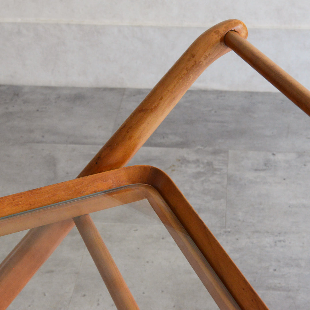 Cassinaカッシーナ  マホガニートローリー(ワゴン）60