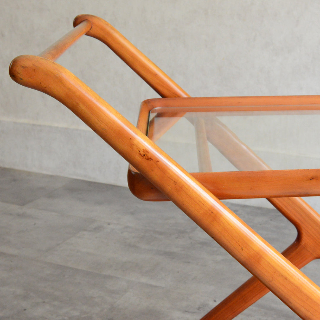 Cassinaカッシーナ  マホガニートローリー(ワゴン）60