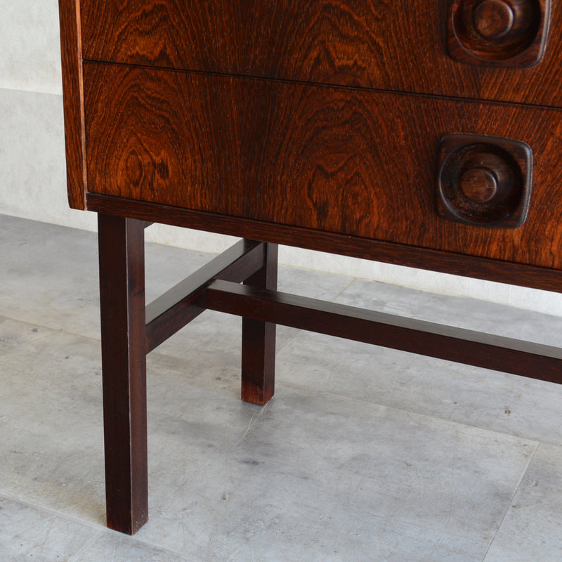 デンマーク  ローズウッド 2段チェスト 5-20