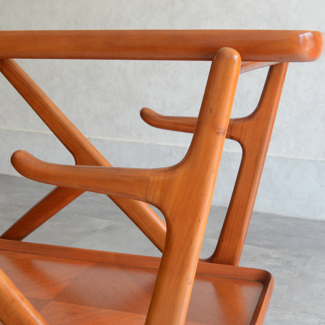 Cassinaカッシーナ  マホガニートローリー(ワゴン）60