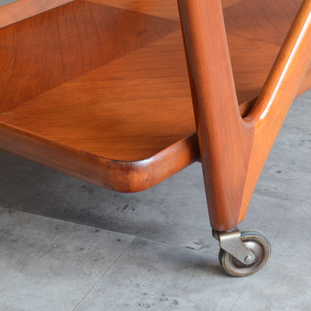 Cassinaカッシーナ  マホガニートローリー(ワゴン）60