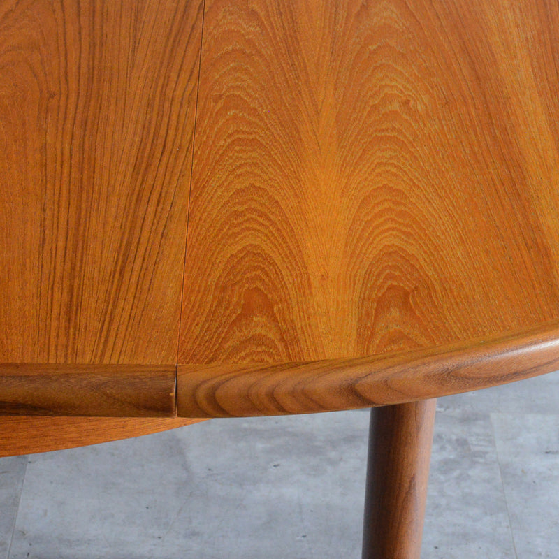 G-PLAN ジープラン  エクステンション ラウンドテーブル 101 (天板剥離再塗装）