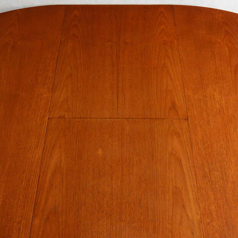 Jentique コンパクト エクステンション ラウンドテーブル 03(天板剥離再塗装済)