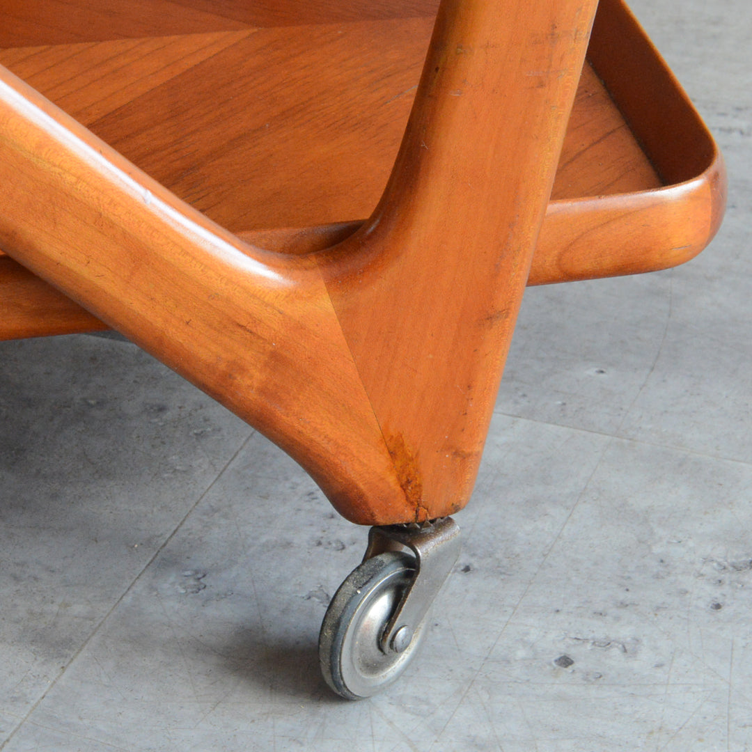 Cassinaカッシーナ  マホガニートローリー(ワゴン）60