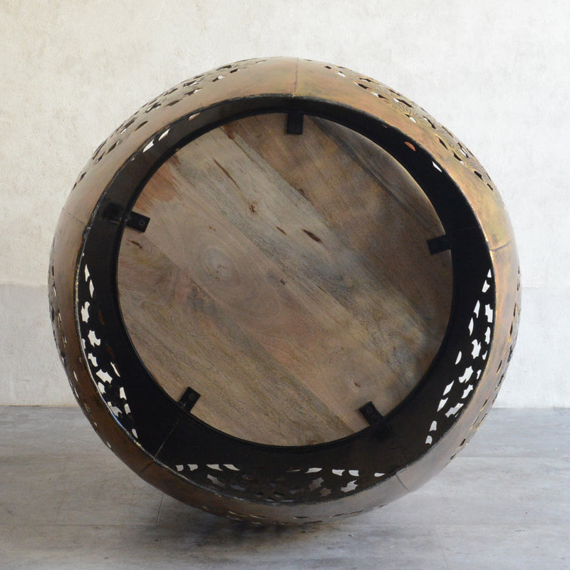 マンゴーウッド　サイドテ-ブルM/フラワースタンド(花台)