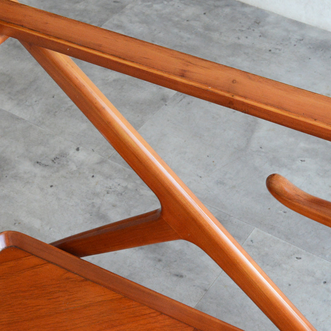 Cassinaカッシーナ  マホガニートローリー(ワゴン）60