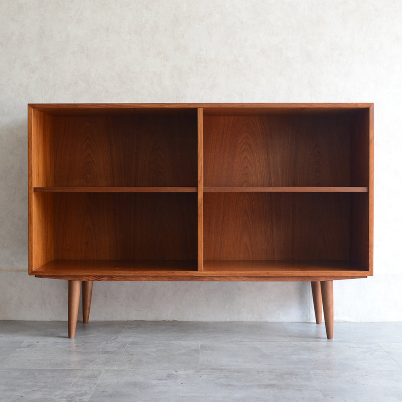 デンマーク ヴィンテージ　チーク2段ブックシェルフ5-36（ウッドオイル仕上）