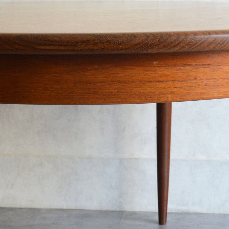 G-PLAN ジープラン  エクステンション ラウンドテーブル 101 (天板剥離再塗装）