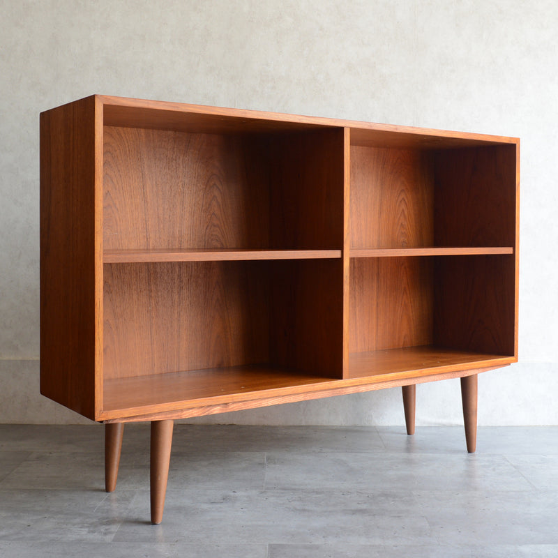 デンマーク ヴィンテージ　チーク2段ブックシェルフ5-36（ウッドオイル仕上）