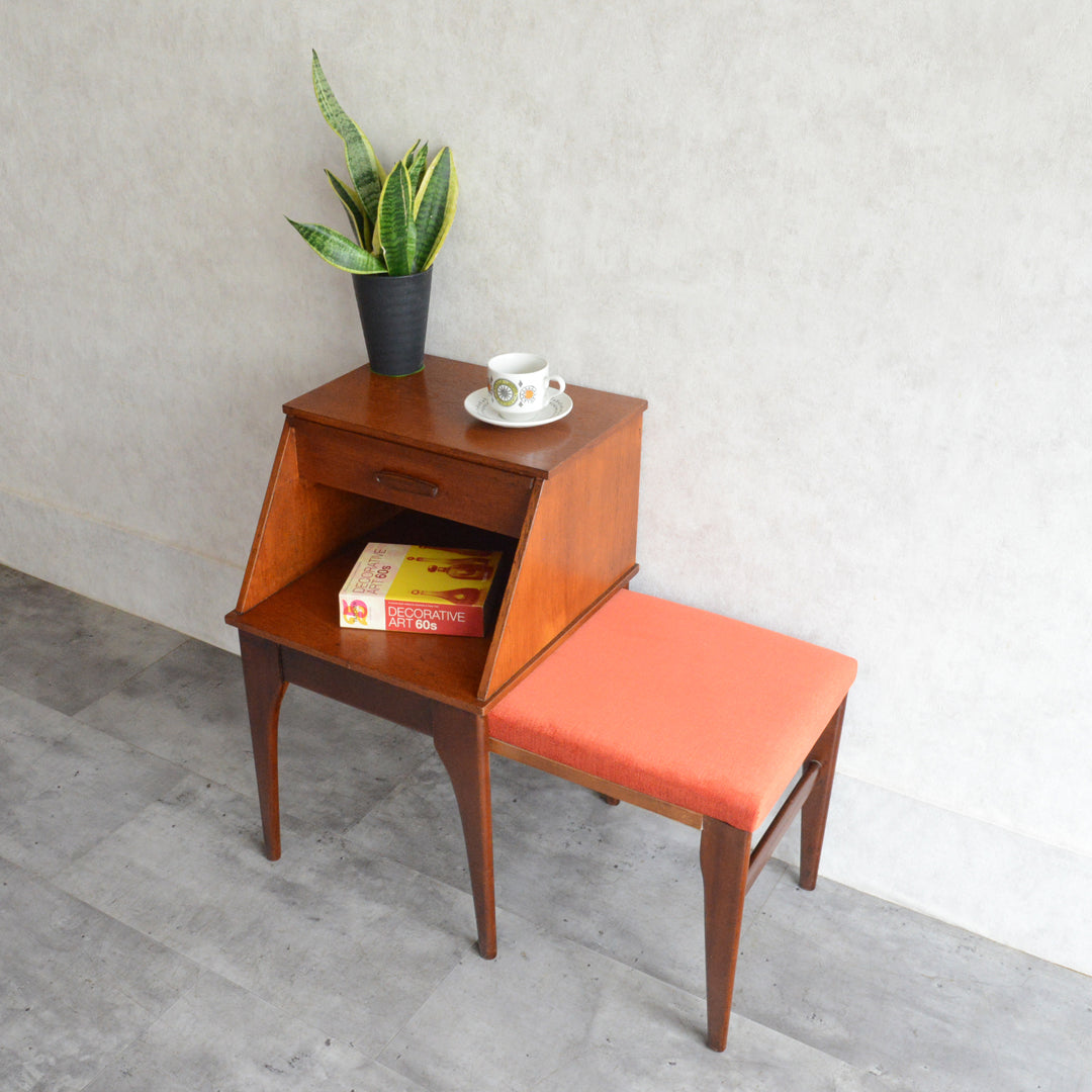 ミッドセンチュリーヴィンテージCHIPPY テレフォンベンチ 03（座面収納