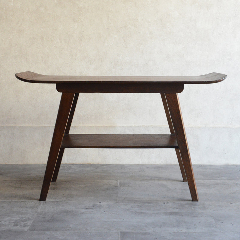 60S ローテーブル  38(オーク・ウイング）天板剝離再塗装済