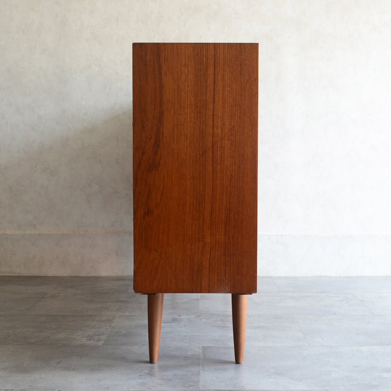 デンマーク ヴィンテージ　チーク2段ブックシェルフ5-36（ウッドオイル仕上）