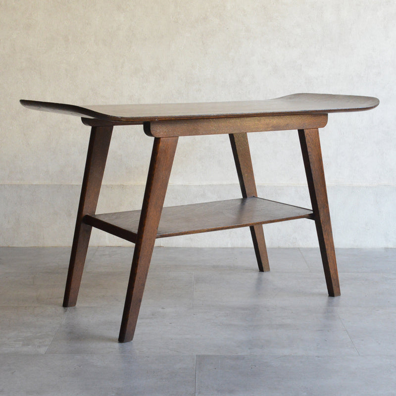 60S ローテーブル  38(オーク・ウイング）天板剝離再塗装済