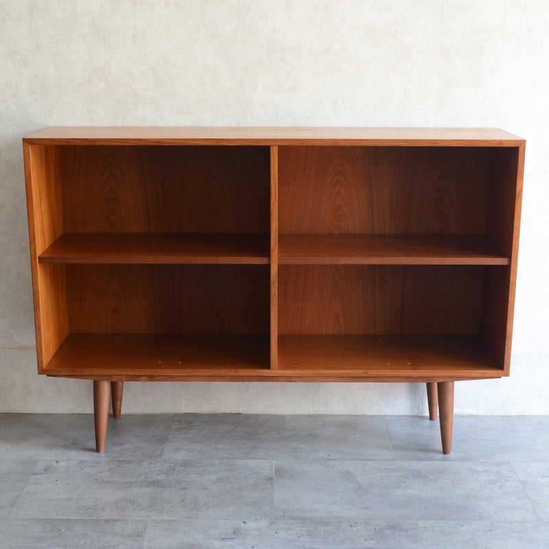 デンマーク ヴィンテージ　チーク2段ブックシェルフ5-36（ウッドオイル仕上）